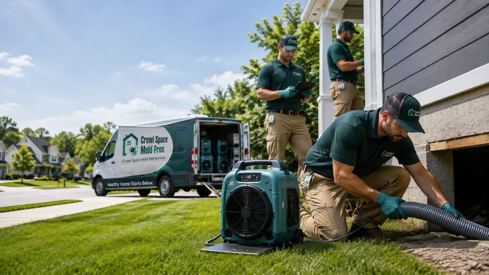 Crawl Space Mold Removal in Parsonsburg, MD